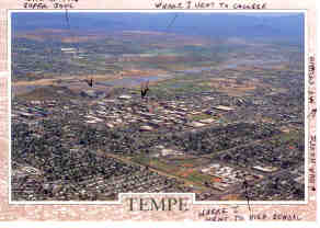 Tempe, aerial view