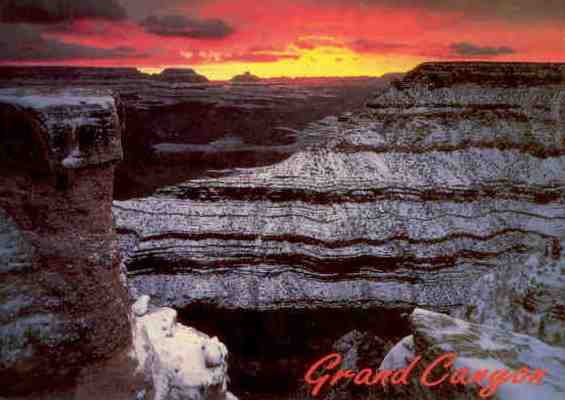 Grand Canyon, sunrise from Mather Point