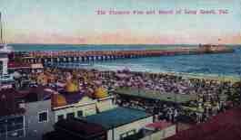 Long Beach, Pleasure Pier and Beach