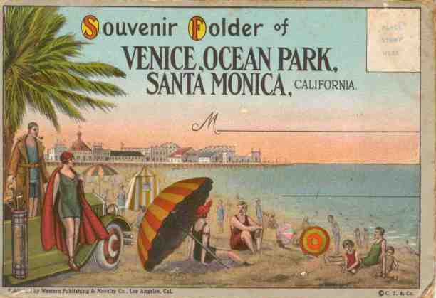 Venice, Ocean Park, Santa Monica Souvenir Folder