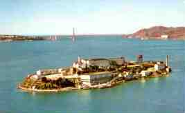 San Francisco, Alcatraz aerial view