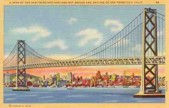 San Francisco, Bay Bridge and skyline
