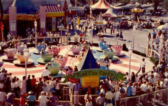 Anaheim, Disneyland’s “Mad Hatter’s Tea Party”