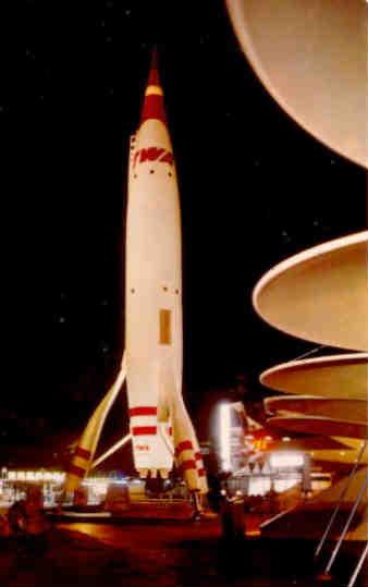 Anaheim, Disneyland’s “TWA Rocket” in Tomorrowland