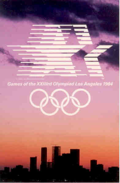 Los Angeles 1984 Olympics, skyline