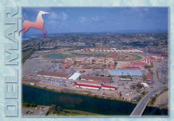 Del Mar, Greetings and racetrack