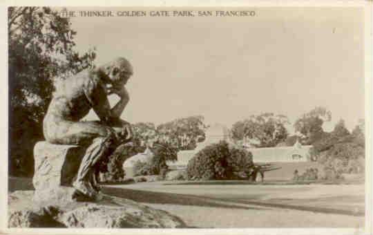 San Francisco, Golden Gate Park, The Thinker