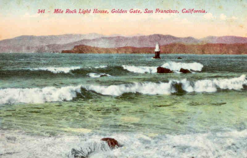 San Francisco, Mile Rock Light House, Golden Gate