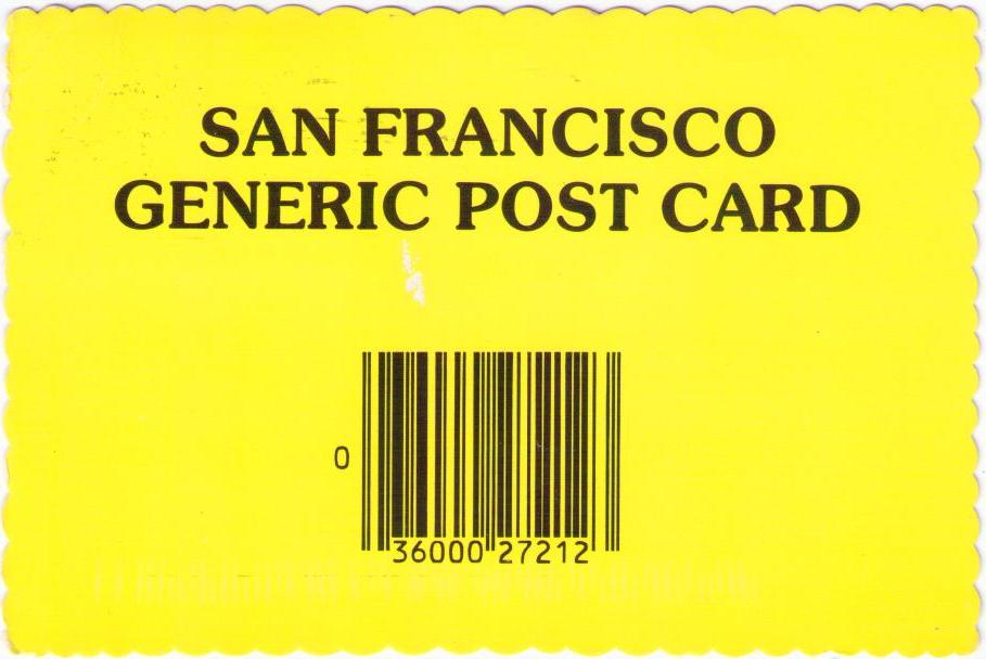 San Francisco Generic Post Card