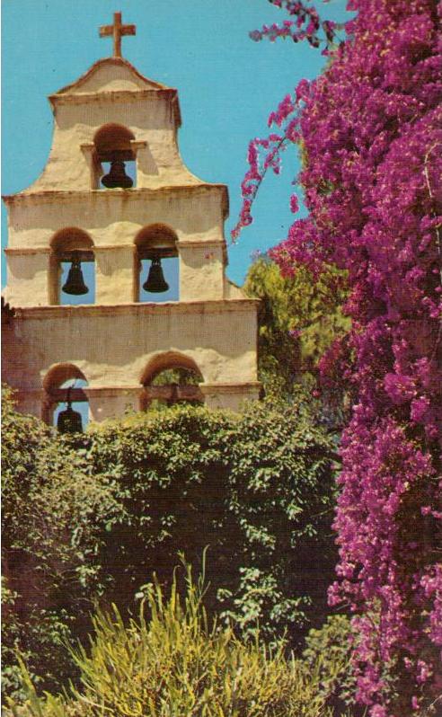 Bell Tower of the Mission San Diego de Alcala