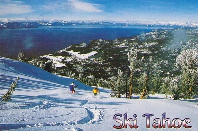 View of Lake Tahoe from Heavenly, California