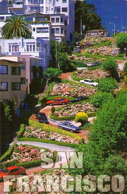 San Francisco, Lombard Street in June