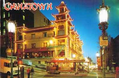 San Francisco, Chinatown and Cable Car