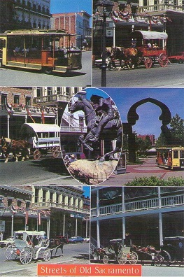 Streets of Old Sacramento, multiple views