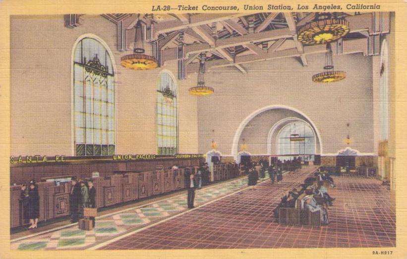 Los Angeles, Union Station Ticket Concourse