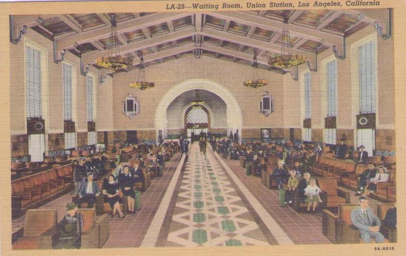 Los Angeles, Union Station Waiting Room