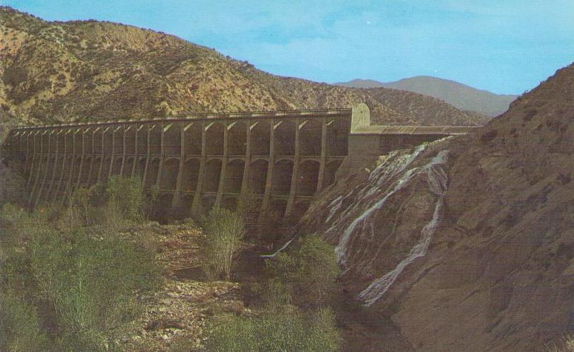 Littlerock Dam in the San Gabriel Mountains