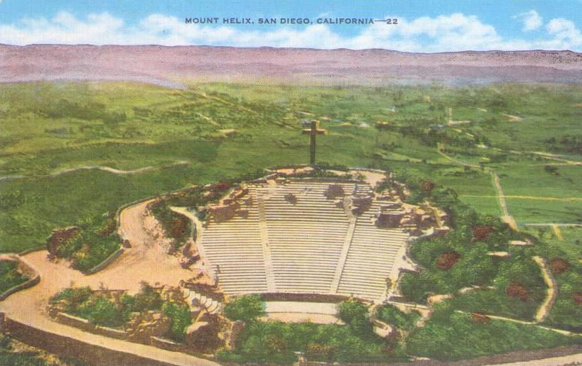 San Diego, Mount Helix, amphitheatre