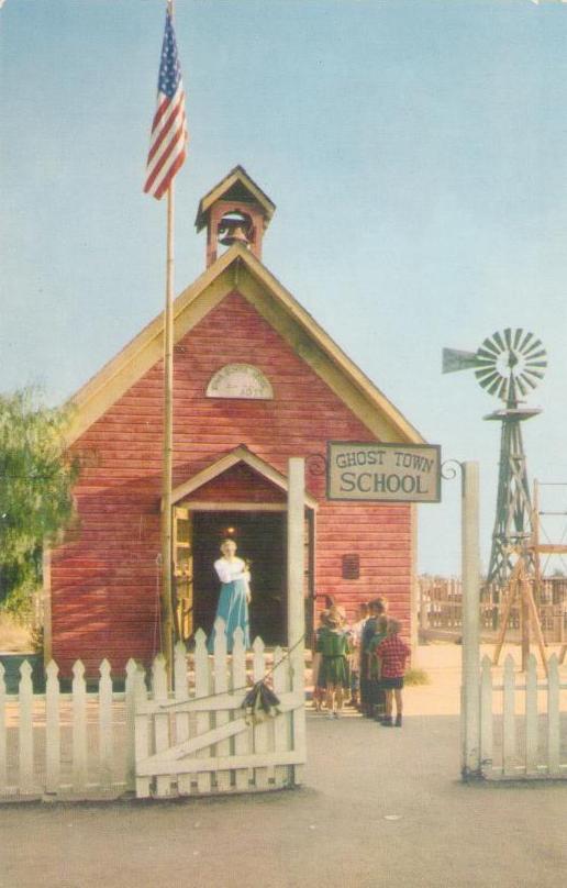 Buena Park, Knott’s Berry Farm, Ghost Town, The Little Red School House