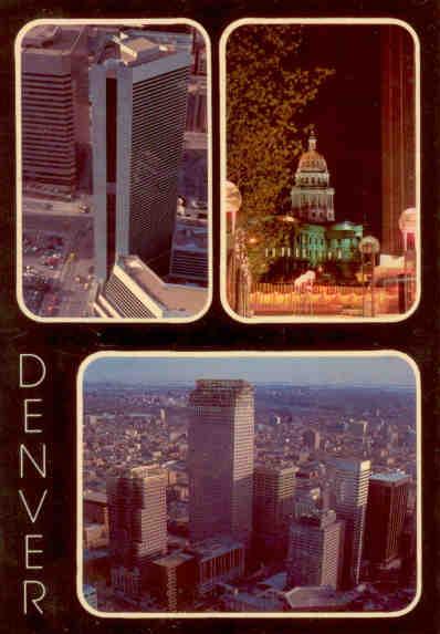 Denver, multiple views and state capitol