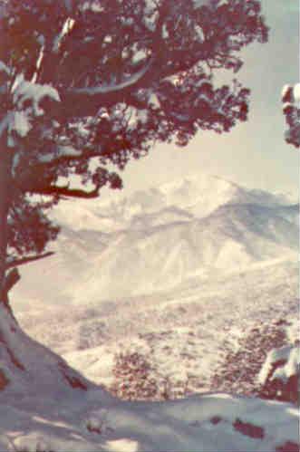 Pikes Peak in Winter