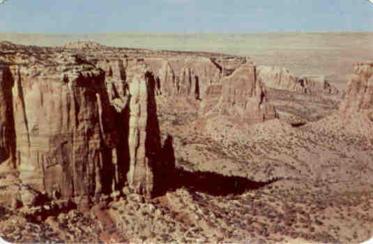 Monoliths in Colorado National Monument