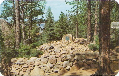 Colorado Springs, Helen Hunt’s Grave above Seven Falls