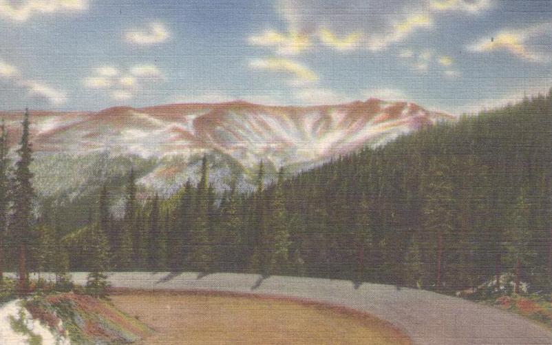 Crater Mountain from Highway U.S. 40 on Berthoud Pass