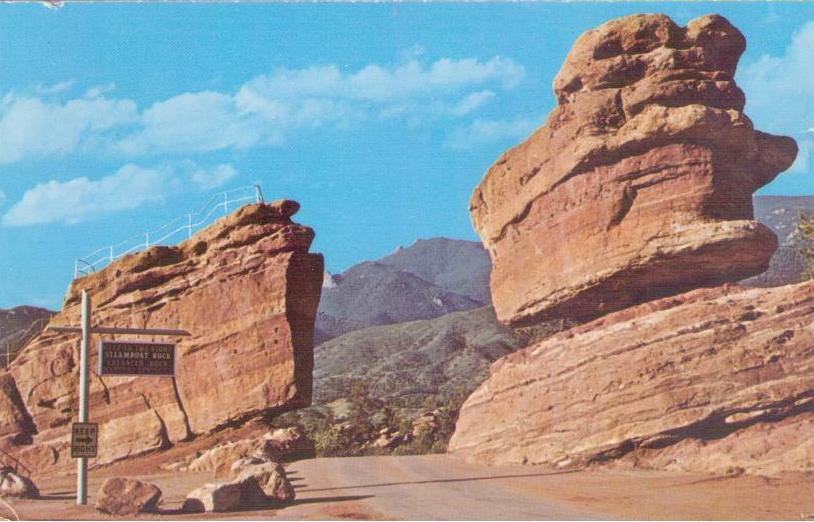 Garden of the Gods, Balanced and Steamboat Rocks
