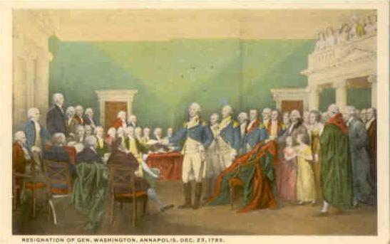 U.S. Capitol, Rotunda, Resignation of Gen. Washington (Trumbull)