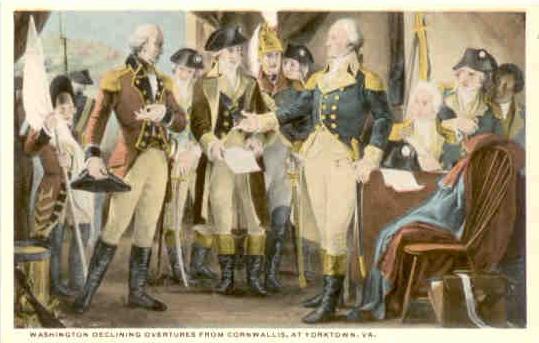 U.S. Capitol, Hall of Representatives, Washington Declining Overtures from Cornwallis