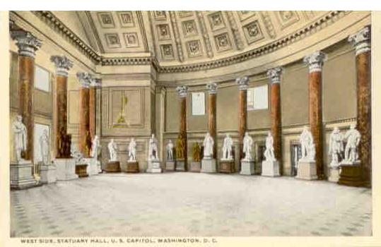 U.S. Capitol, West Side, Statuary Hall