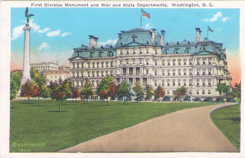 First Division Monument and War and State Departments