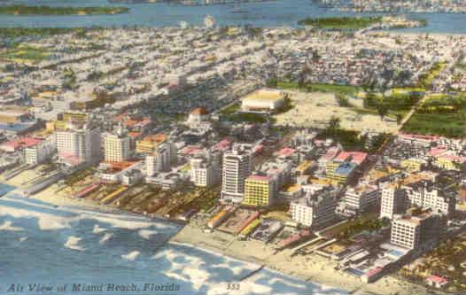 Miami Beach, air view