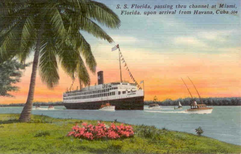 Miami, S.S. Florida of the P. & O. Line