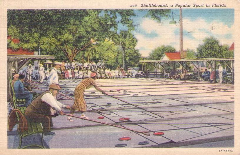 Shuffleboard, a Popular Sport in Florida