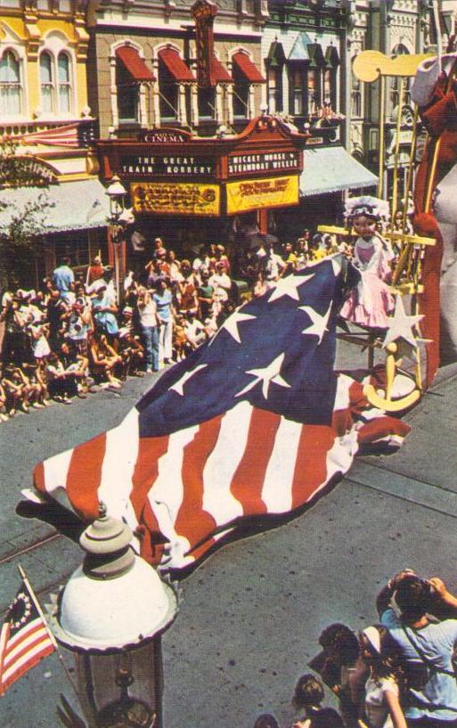 Orlando, Disney World, “Old Glory” part of Bicentennial Parade