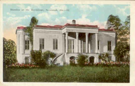 Savannah, Mansion at the Hermitage