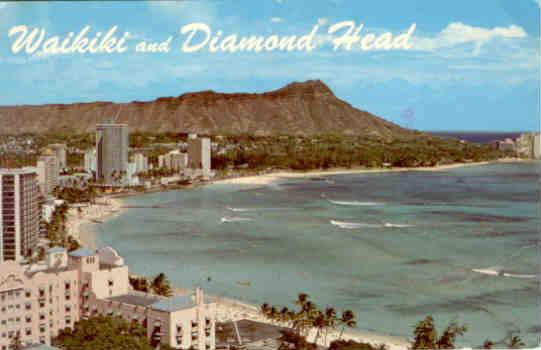 Honolulu, Waikiki and Diamond Head