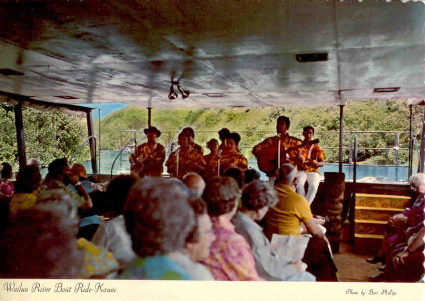 Kauai, Wailua River boat ride