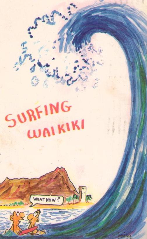 Surfing Waikiki