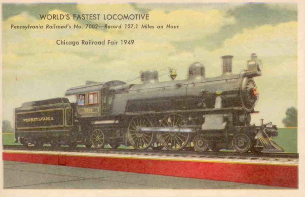 Chicago Railroad Fair 1949, World’s Fastest Locomotive