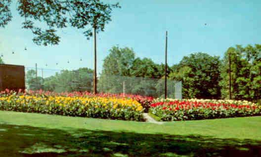 Richmond, Glen Miller Park flower garden