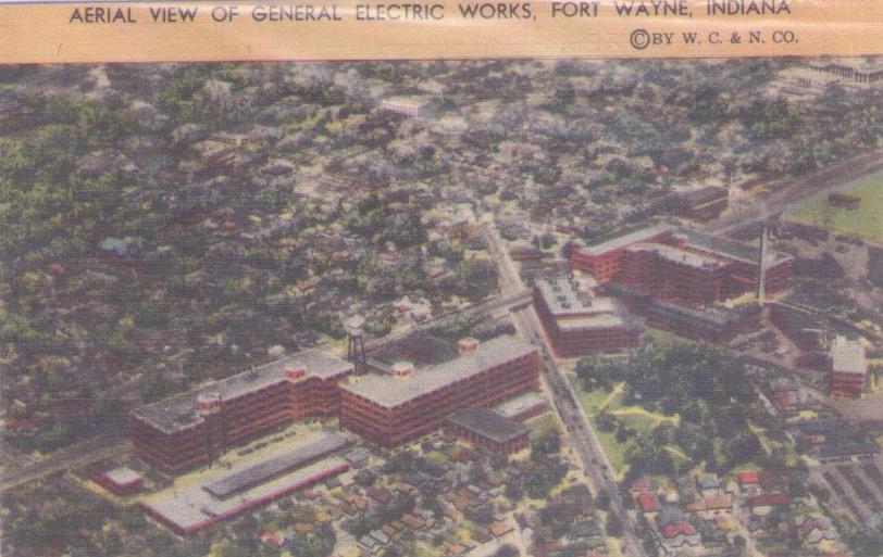 Fort Wayne, Aerial View of General Electric Works