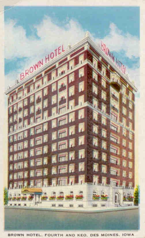 Des Moines, Brown Hotel