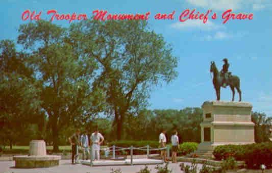 Fort Riley, Old Trooper Monument and Chief’s grave