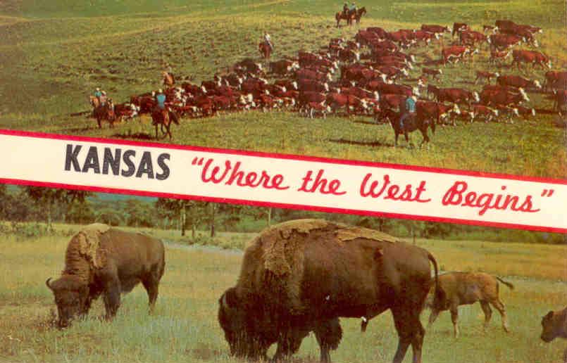 Kansas “Where the West Begins”, Greetings