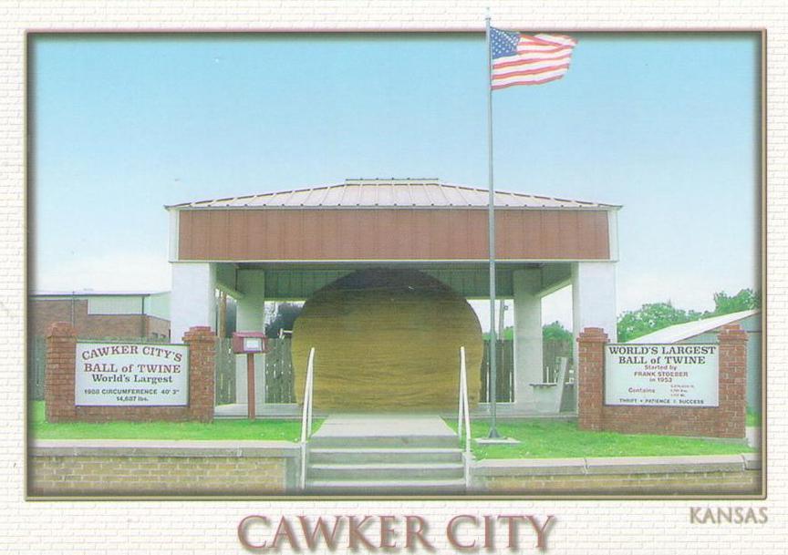 Cawker City, World’s largest ball of twine