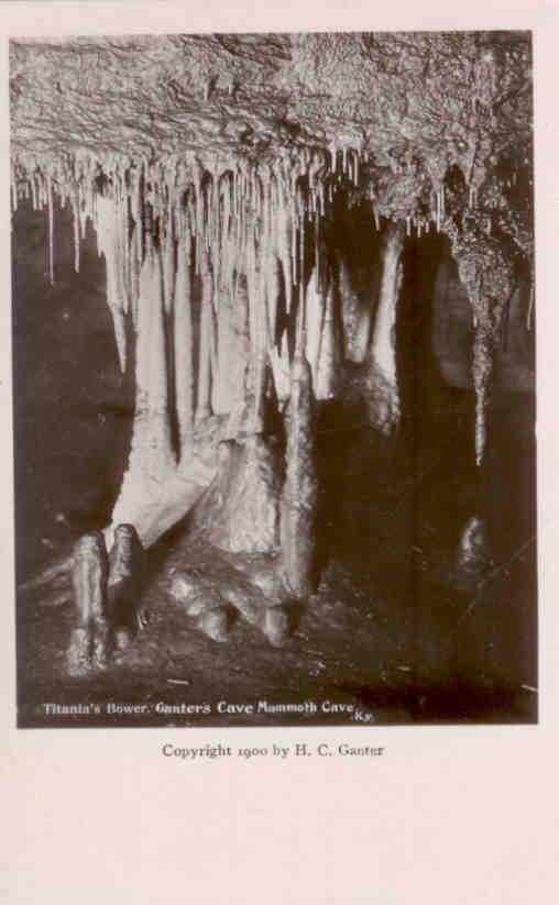 Titania’s Bower, Ganter’s Cave, Mammoth Cave