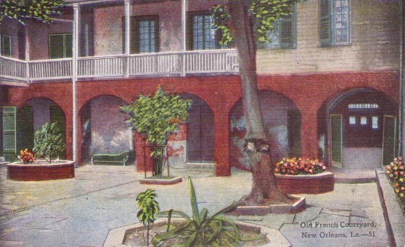 New Orleans, Old French Courtyard